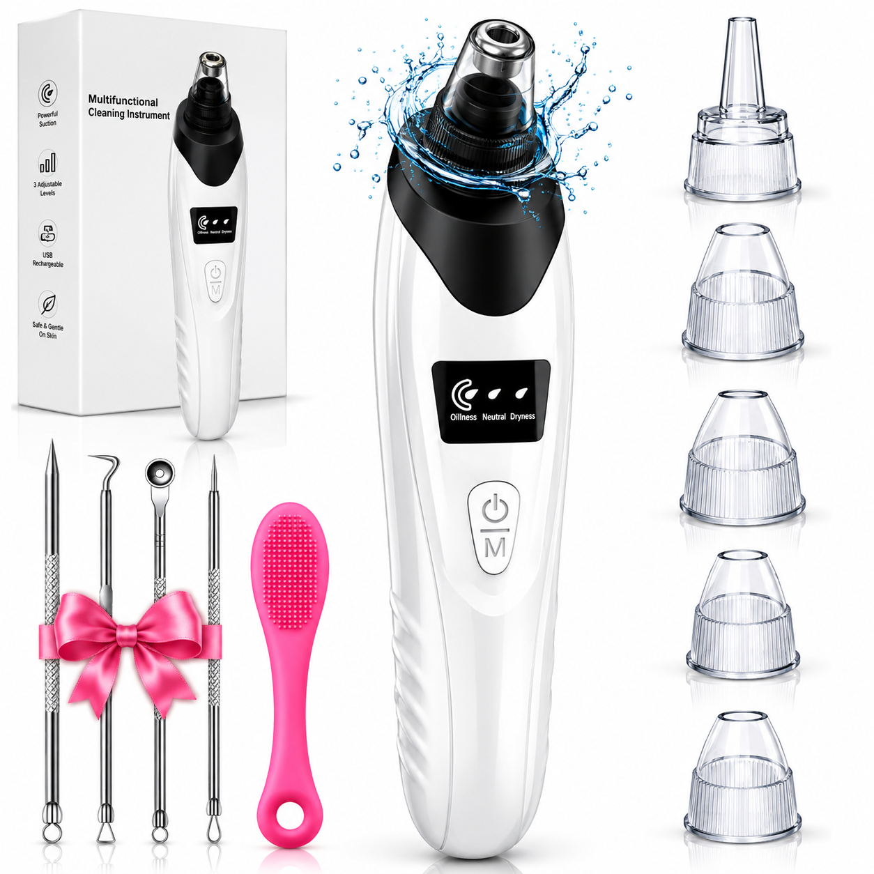 Blackhead Remover Vacuum Kit – Deep Pore Cleansing Made Easy