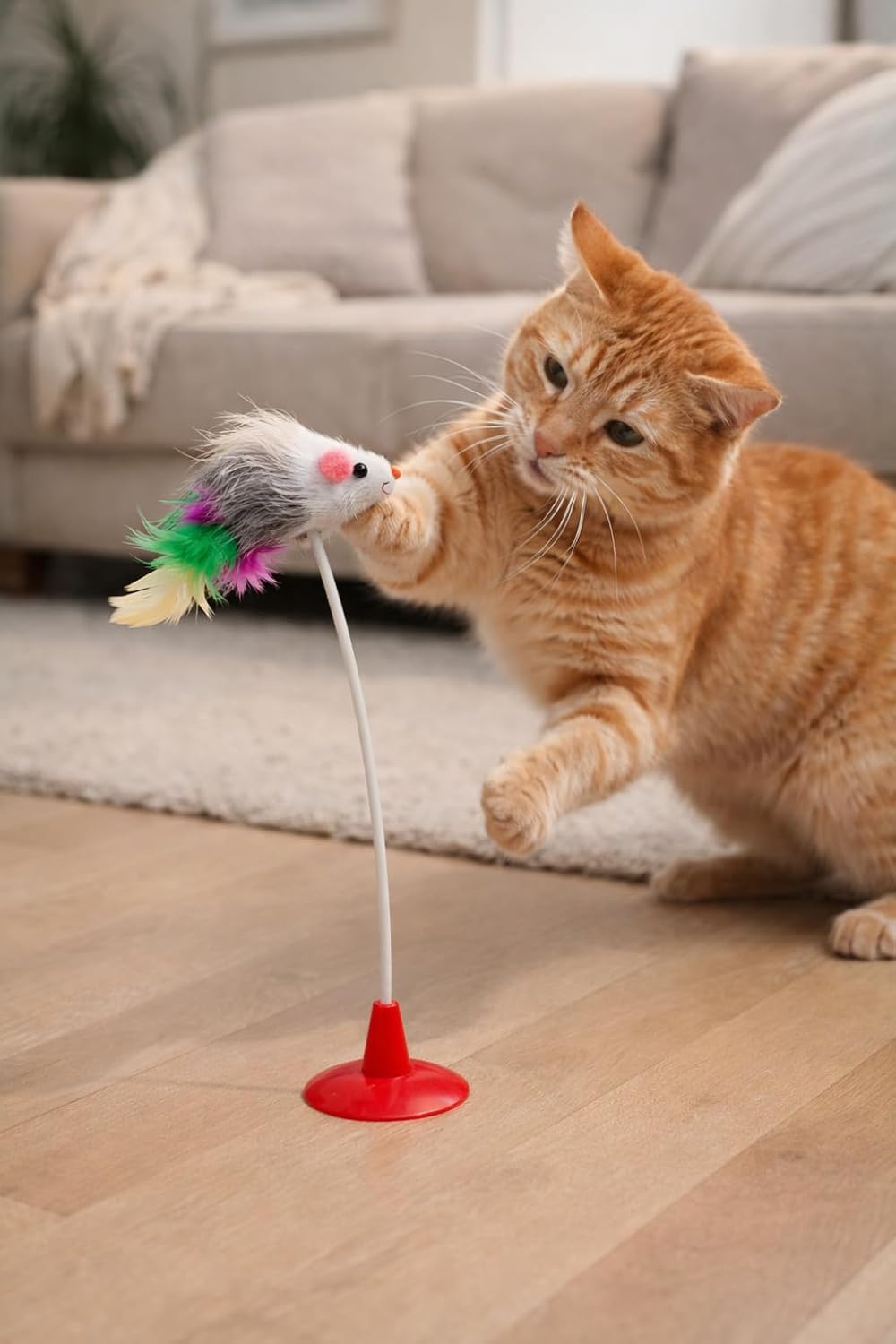 BlueToy Eğlenceli Kedi Oyuncağı