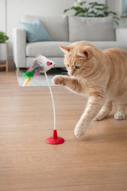BlueToy Eğlenceli Kedi Oyuncağı