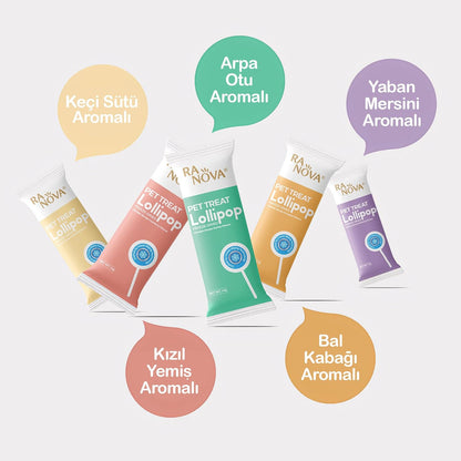 Kediler için Karışık Lezzetli Lolipop 15x1.4G