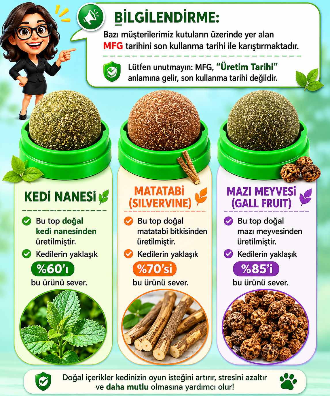 Kedi Nanesi Duvar Topu – Kedinizi Eğlendirin ve Stresini Azaltın 😻