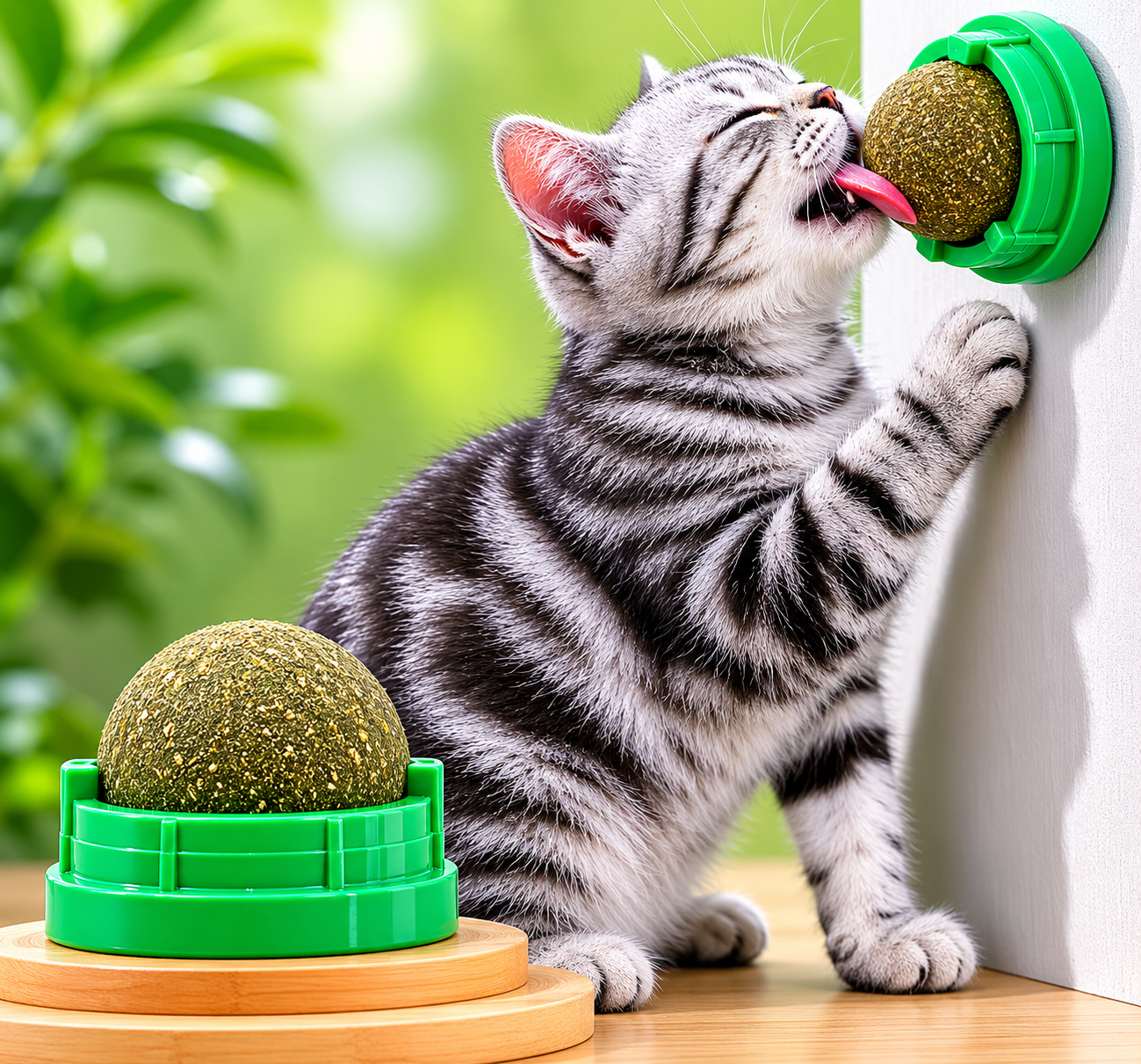 Kedi Nanesi Duvar Topu – Kedinizi Eğlendirin ve Stresini Azaltın 😻