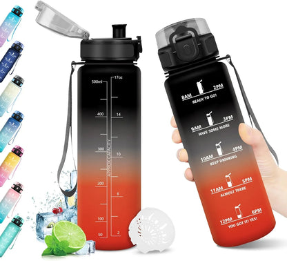 BlueToy Motivational Water Bottle – Stay Hydrated