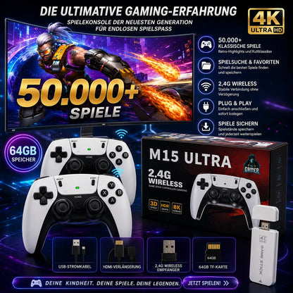 BlueToy M15 Ultra Retro Spielekonsole