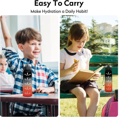 BlueToy Motivational Water Bottle – Stay Hydrated
