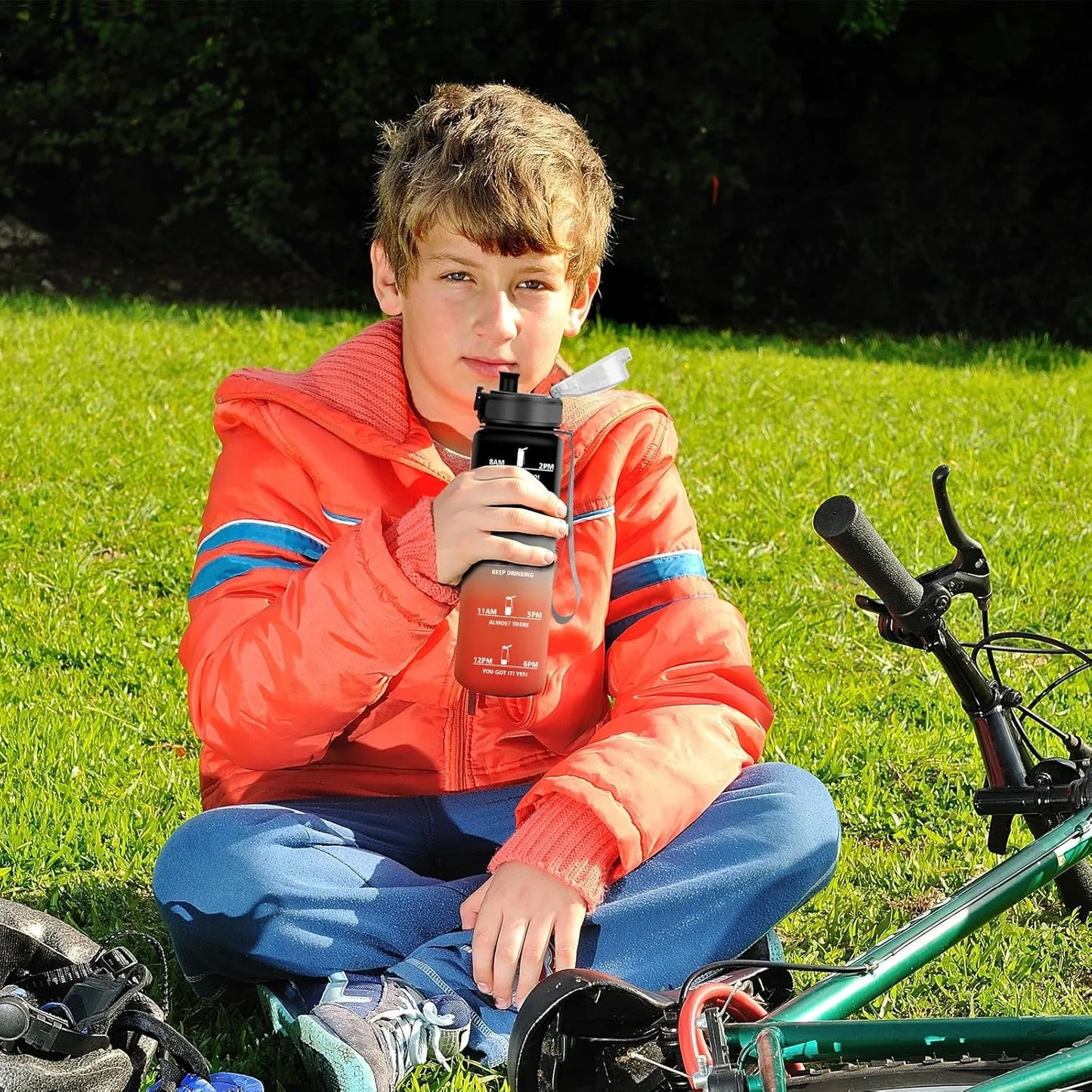 BlueToy Motivational Water Bottle – Stay Hydrated