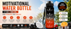 BlueToy Motivational Water Bottle – Stay Hydrated